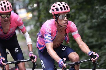 Rigoberto Uran, quien regresó este año a la competencia en el Critérium del Dauphiné y luego en el Tour de Francia, está en el puesto 148 