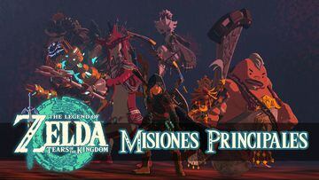 the legend of zelda tears of the kingdom nintendo switch guia misiones principales como completarlas lista completa