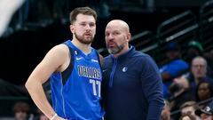 Mavericks head coach Jason Kidd recognizes Luka Doncic as one of the NBA players who creates history after his triple-double 60-21-10 performance.