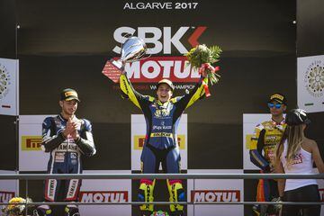 Ana Carrasco hace historia en la categoría de Supersport 300 de Superbike al ser la primera mujer en conseguir una victoria de un Mundial de la FIM