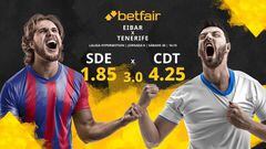 SD Eibar vs. CD Tenerife: horario, TV, estadísticas, clasificación y pronósticos