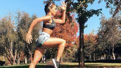 La argentina fitness que hace clases de entrenamiento en Chile