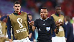 The World Cup referee from El Salvador is set to take charge of the Nations League game at Allegiant Stadium.