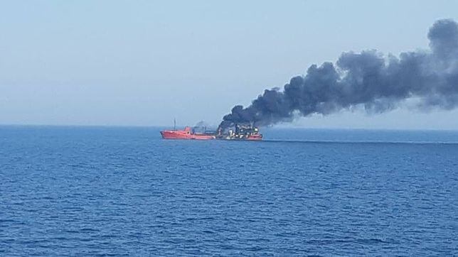 Rusia lanza un misil contra un petrolero de Moldavia