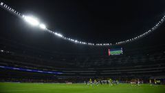 El Estadio Azteca previo a un partido de Cruz Azul