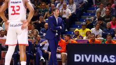 El entrenador del Valencia, Álex Mumbrú, valoró la victoria de su equipo ante el Gran Canaria en los cuartos de final de la Copa ACB 2024. También habló Jaka Lakovic.