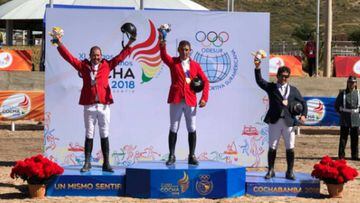 Chile logra oro y plata en debut de equitación en Cochabamba