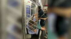 La brutal pelea en el metro de Nueva York que asusta al mundo