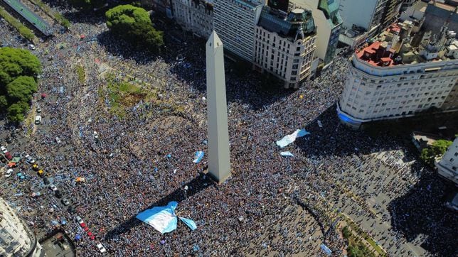 Argentina, campeona del Mundial 2022: festejos desde el Obelisco, en vivo - AS Argentina