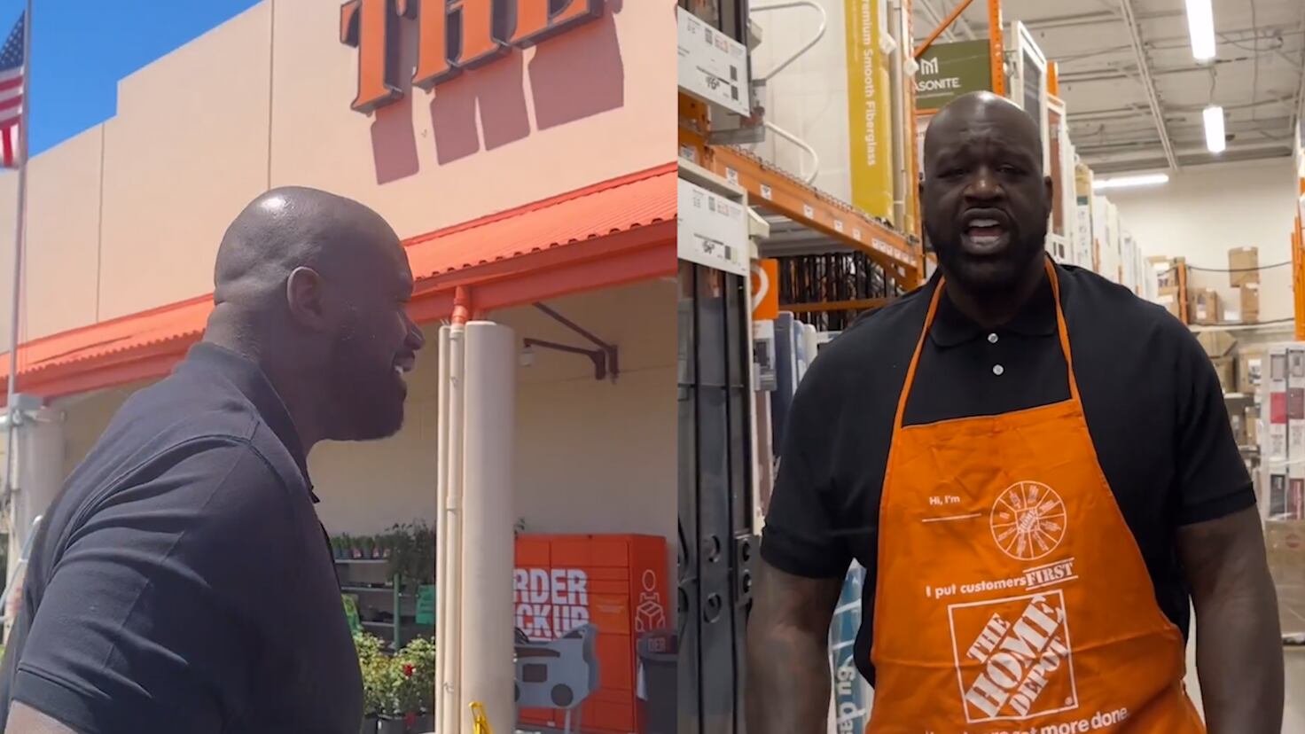 El Video Viral De La Nueva Canci N De Shaq Filmado En Un Home Depot As Usa