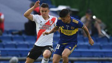 Boca y River empatan el Superclásico con los colombianos