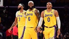 El ‘Big Three’ de los Lakers ganará 47.06 millones (Westbrook), 44.47 (LBJ) y 37.98 (AD) lo que significa el  70 por ciento del tope salarial proyectado en la temporada 2022-23.
