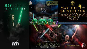 El f&uacute;tbol mexicano se une a la celebraci&oacute;n del Star Wars Day