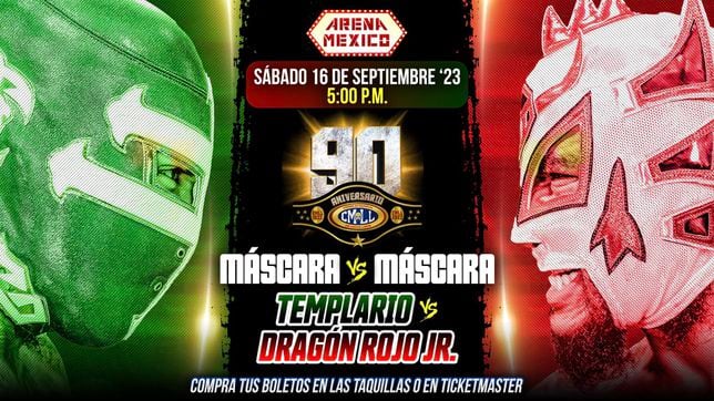 Cartel completo para el CMLL 90 Aniversario