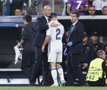 Zidane con Carvajal.