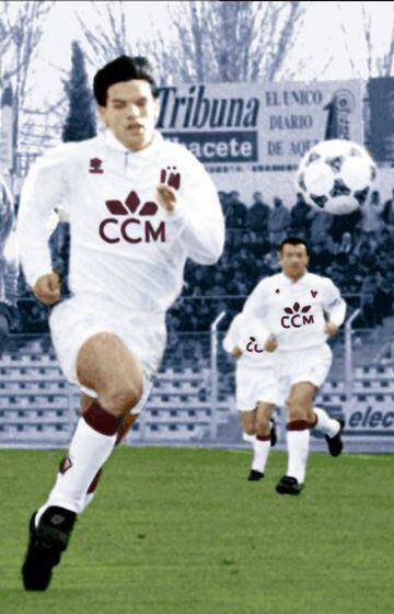 Morientes began his career at Albacete Balompié aged 17. .