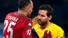 David Ospina y Lionel Messi