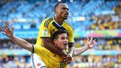 Camilo Z&uacute;&ntilde;iga en uno de los mejores partidos de Colombia en un Mundial. Ese 14 de junio de 2014, la Selecci&oacute;n regresaba a una Copa del Mundo 