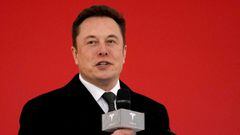 FILE PHOTO: Tesla CEO Elon Musk attends the Tesla Shanghai Gigafactory groundbreaking ceremony in Shanghai, China January 7, 2019. REUTERS/Aly Song/File Photo