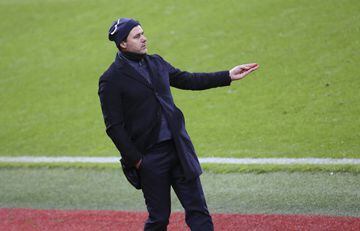 Mauricio Pochettino during the French championship Ligue 1 football match between Stade Brestois 29 and Paris Saint-Germain (PSG) on May 23, 2021 at Stade Francis Le Ble in Brest, France.