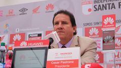 C&eacute;sar Pastrana, presidente de Independiente Santa Fe
