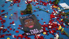 Women protest against the murder of Victoria Salazar Arriaza, a Salvadoran woman who died in Mexican police custody, in San Salvador, El Salvador March 29, 2021. REUTERS/Jose Cabezas