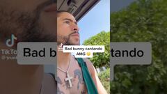 Bad Bunny video singing AMG by Peso Pluma goes viral on social media