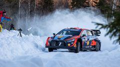 Craig Breen durante el Rally de Suecia.