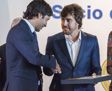 Fernando Alonso and Raúl González.