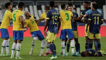 Brasil 2 - 1 Colombia: Resultado, resumen y goles