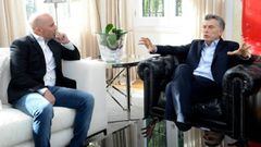 Sampaoli se reunió con el presidente argentino Mauricio Macri