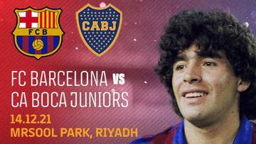 Barça y Boca jugarán la Maradona Cup en Riad
