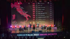 Presentación oficial de la 106ª edición del Giro de Italia.