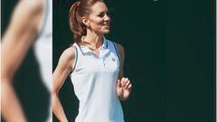 Kate Middleton reta a Roger Federer en la cancha de Wimbledon
