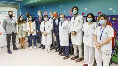 RFEF lleva a la Selección a las salas de oncología pediátrica de La Paz