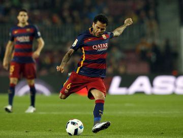 A better time | Barcelona's Dani Alves.