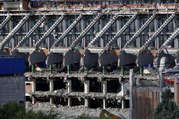 Demolition work begins on Atleti's Vicente Calderón stadium