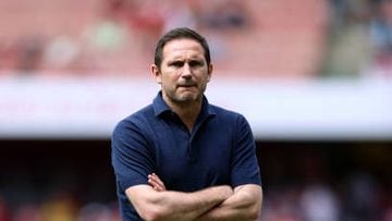LONDON, ENGLAND - MAY 22: Everton manager Frank Lampard during the Premier League match between Arsenal and Everton at Emirates Stadium on May 22, 2022 in London, United Kingdom. (Photo by Charlotte Wilson/Offside/Offside via Getty Images)