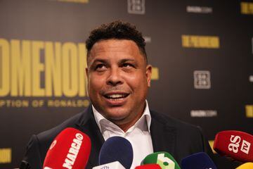 La alfombra roja de la presentación del documental de Ronaldo Nazario