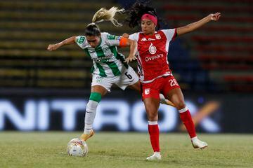 Partido de ida de las semifinales de la Liga Femenina BetPlay 2023, entre Atlético Nacional e Independiente Santa Fe.