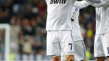 Cristiano Ronaldo celebra uno de sus goles al Sevilla.