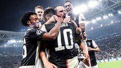 Juventus celebra un gol ante Lokomotiv