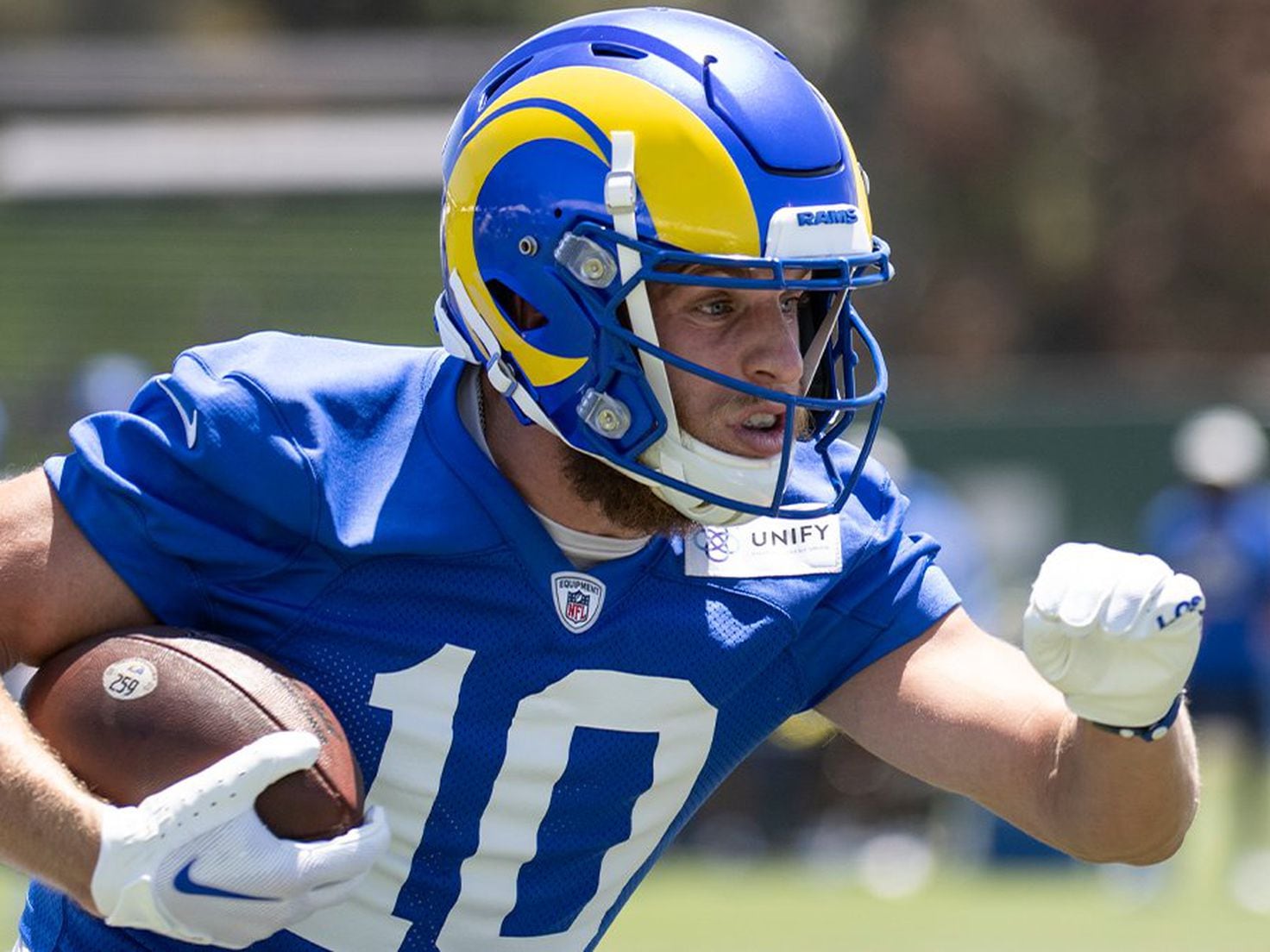 Cooper Kupp is expected to be out for a few weeks following a hamstring  tweak during practice - AS USA