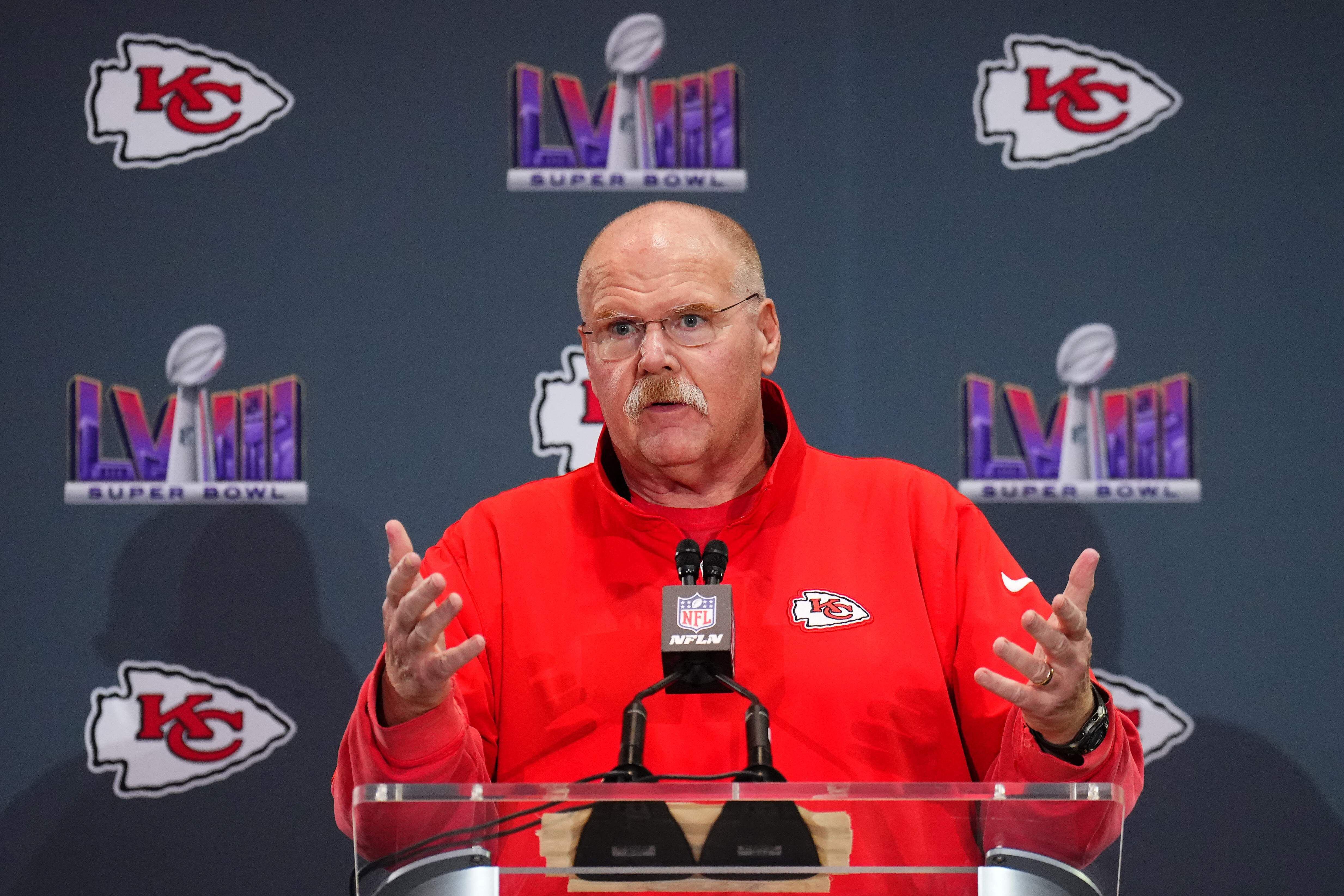 Andy Reid gives his thoughts on Republican’s Taylor Swift conspiracy theories