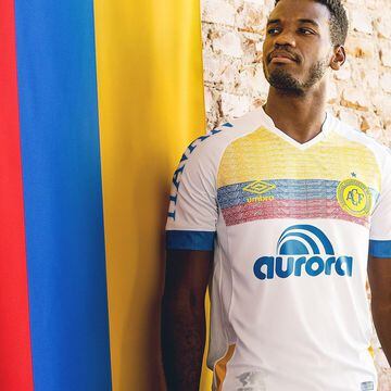 Chapecoense and their Colombia tribute shirt