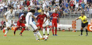 Marcelo grabbed a consolation for Real Madrid from the penalty spot late on in the first half.