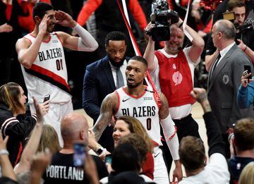 Portland Trail Blazers vencieron a Oklahoma City Thunder en los Playoffs de la NBA