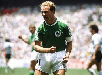 Figura del fútbol alemán en los 70 y 80, participó en tres Mundiales, incluido México '86, en el que anotó en la final celebrada en el Estadio Azteca. Campeón de Europa con la Selección de Alemania, también lideró al Bayern Múnich y al Inter de Milán.