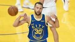 Stephen Curry, durante el partido de la NBA qie ha enfrentado a Golden State Warriors y a Phoenix Suns.