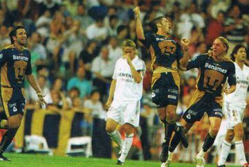 Aunque su tanto no fue en duelo oficial, es de los más recordados por su trascendencia. Gracias a su tanto, Pumas venció al equipo merengue por 1-0 en la Casa Blanca, duelo correspondiente al trofeo Santiago Bernabéu de 2004.